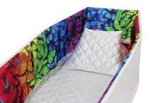 Picture of 12" Satin Frill - Pride Butterfly