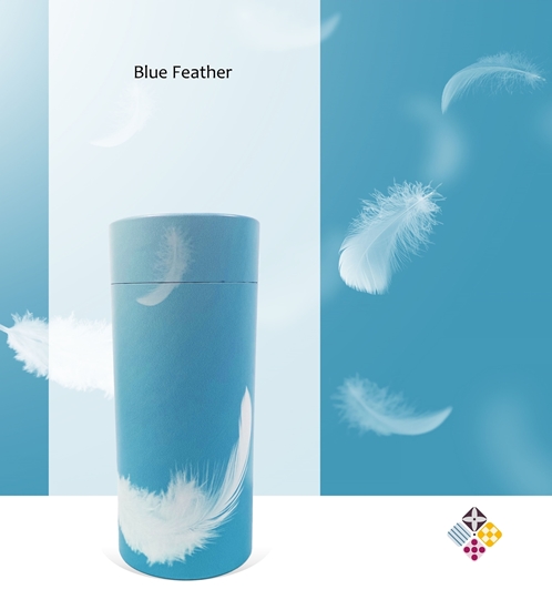 Picture of Blue Feather Scatter Tube