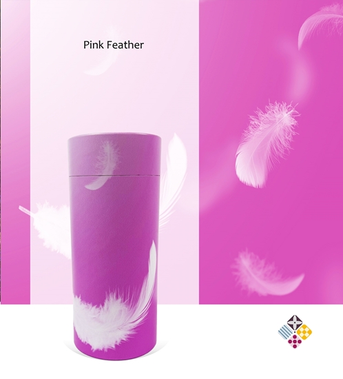 Picture of Pink Feather Scatter Tube